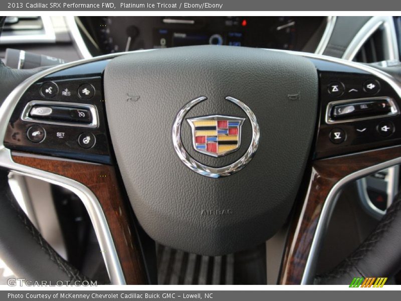 Platinum Ice Tricoat / Ebony/Ebony 2013 Cadillac SRX Performance FWD