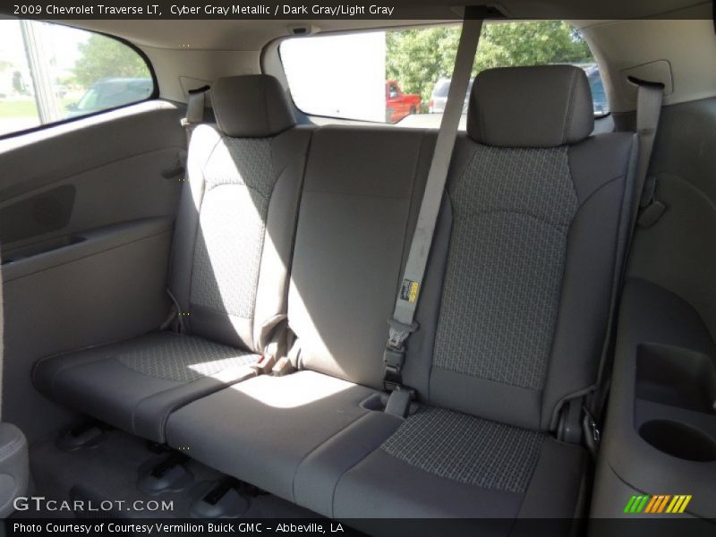 Cyber Gray Metallic / Dark Gray/Light Gray 2009 Chevrolet Traverse LT