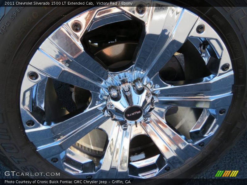 Victory Red / Ebony 2011 Chevrolet Silverado 1500 LT Extended Cab