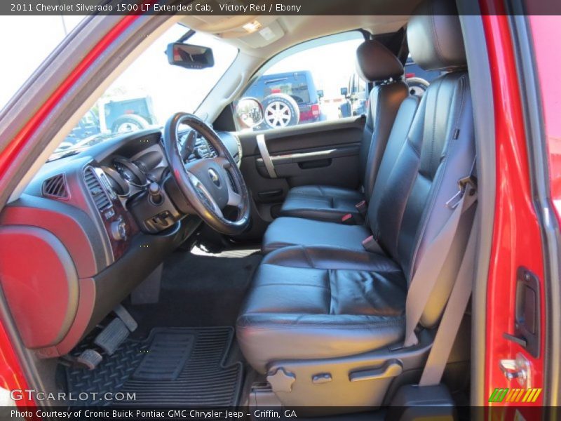 Victory Red / Ebony 2011 Chevrolet Silverado 1500 LT Extended Cab