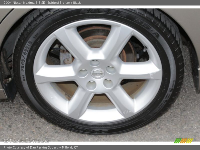Spirited Bronze / Black 2004 Nissan Maxima 3.5 SE
