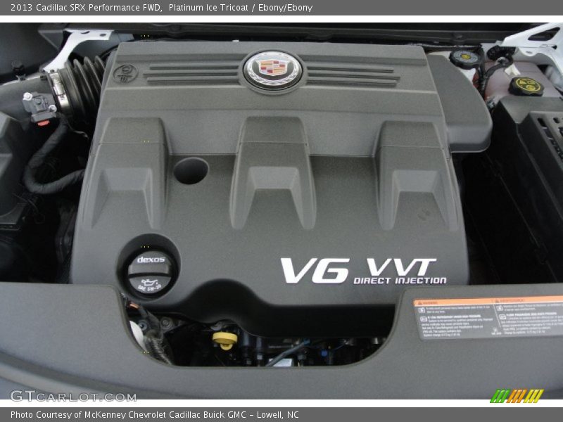Platinum Ice Tricoat / Ebony/Ebony 2013 Cadillac SRX Performance FWD