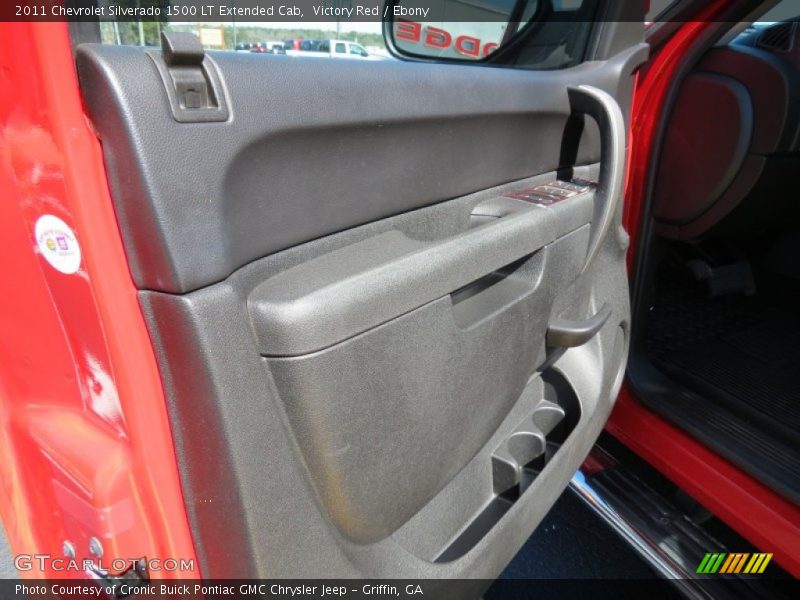 Victory Red / Ebony 2011 Chevrolet Silverado 1500 LT Extended Cab