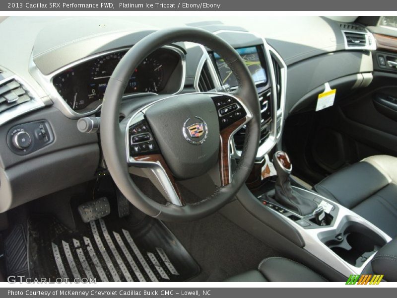 Platinum Ice Tricoat / Ebony/Ebony 2013 Cadillac SRX Performance FWD