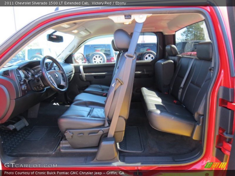 Victory Red / Ebony 2011 Chevrolet Silverado 1500 LT Extended Cab