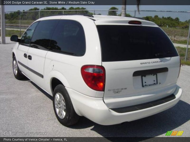 Stone White / Medium Slate Gray 2006 Dodge Grand Caravan SE