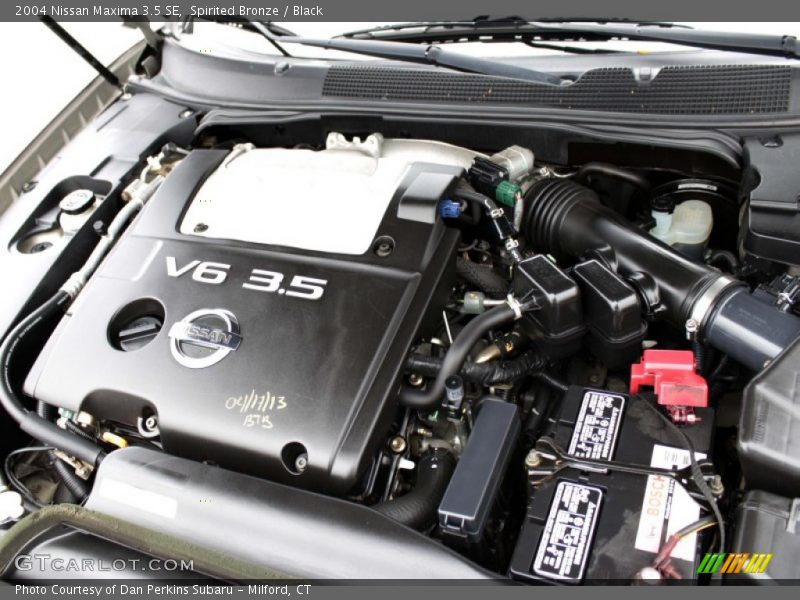 Spirited Bronze / Black 2004 Nissan Maxima 3.5 SE