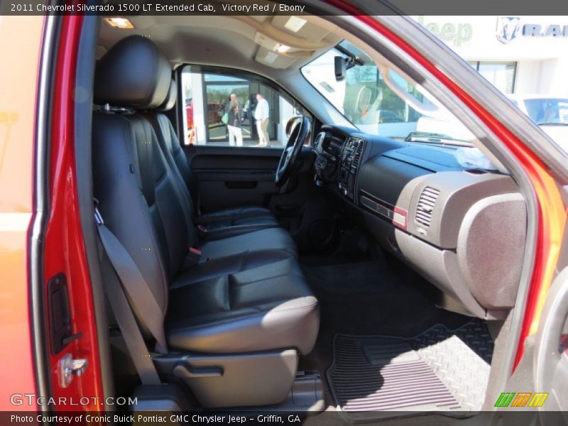 Victory Red / Ebony 2011 Chevrolet Silverado 1500 LT Extended Cab