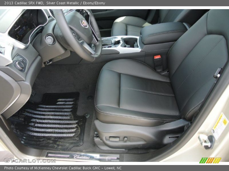 Silver Coast Metallic / Ebony/Ebony 2013 Cadillac SRX FWD