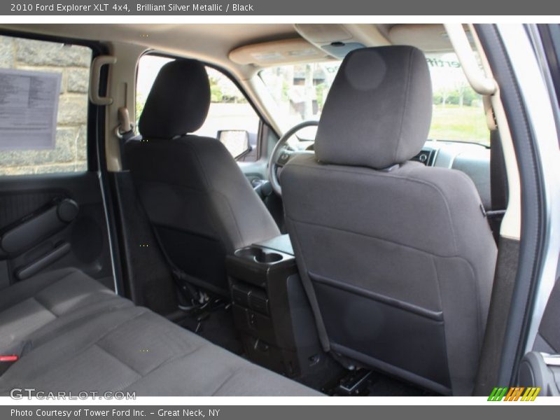 Brilliant Silver Metallic / Black 2010 Ford Explorer XLT 4x4