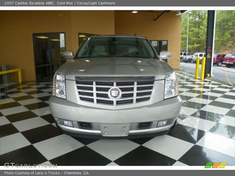 Gold Mist / Cocoa/Light Cashmere 2007 Cadillac Escalade AWD