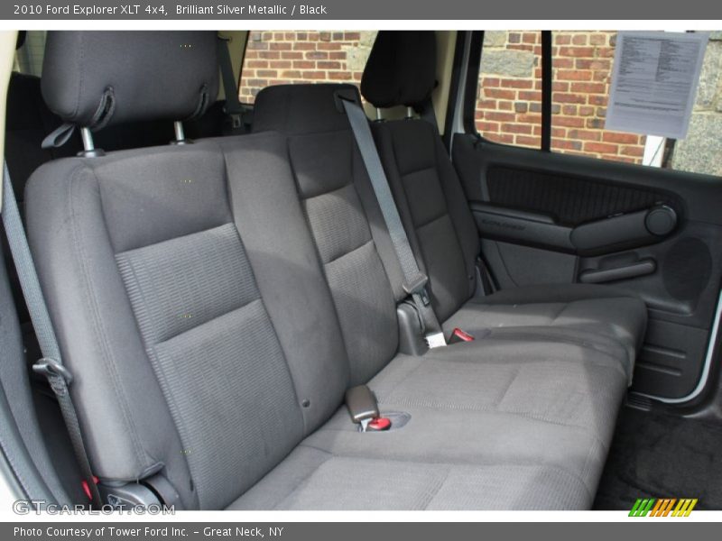 Brilliant Silver Metallic / Black 2010 Ford Explorer XLT 4x4