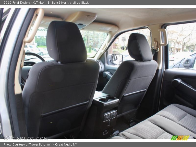 Brilliant Silver Metallic / Black 2010 Ford Explorer XLT 4x4