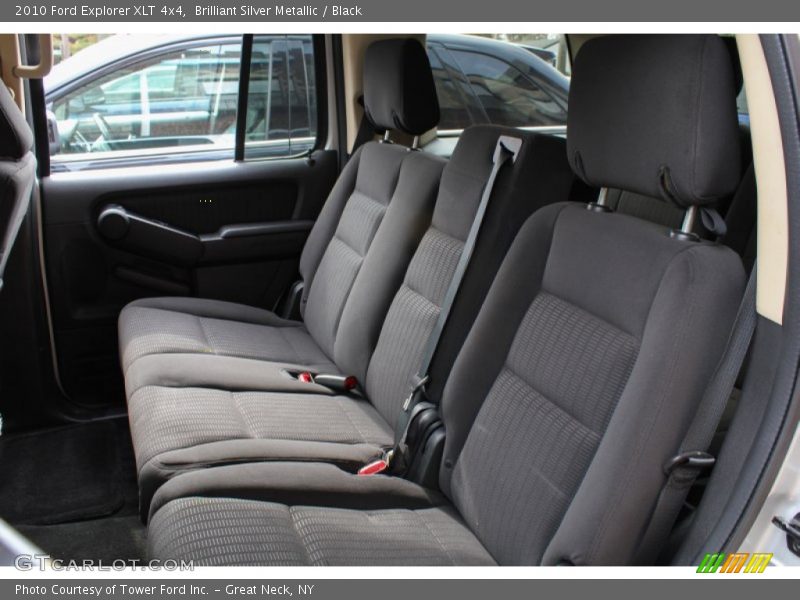 Brilliant Silver Metallic / Black 2010 Ford Explorer XLT 4x4