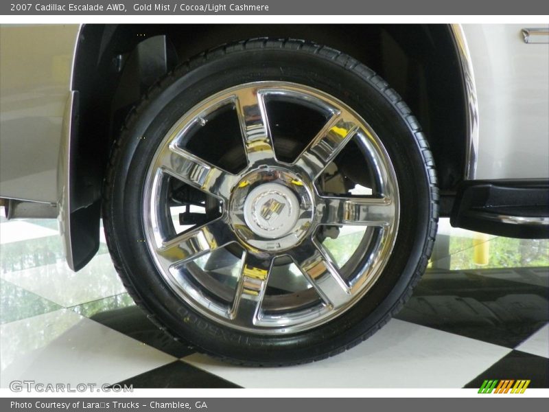 Gold Mist / Cocoa/Light Cashmere 2007 Cadillac Escalade AWD