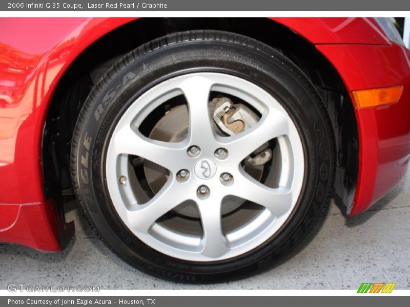 Laser Red Pearl / Graphite 2006 Infiniti G 35 Coupe