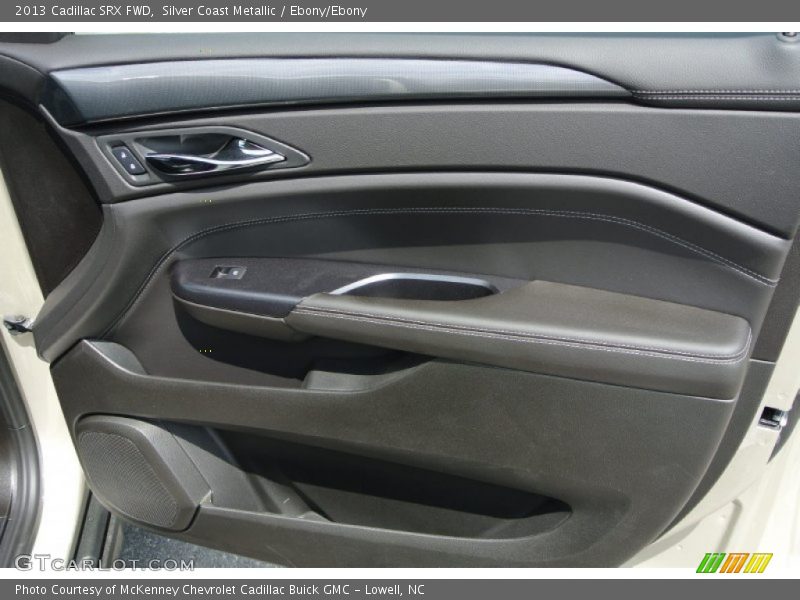 Silver Coast Metallic / Ebony/Ebony 2013 Cadillac SRX FWD