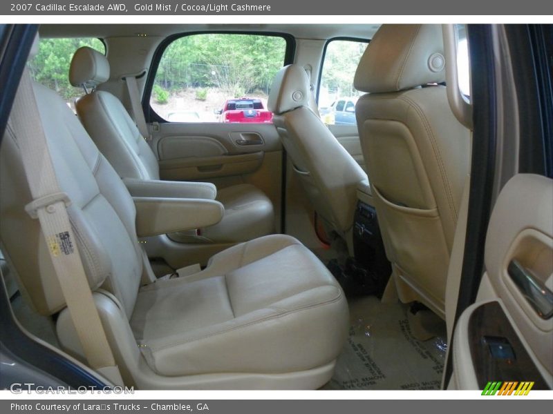 Gold Mist / Cocoa/Light Cashmere 2007 Cadillac Escalade AWD