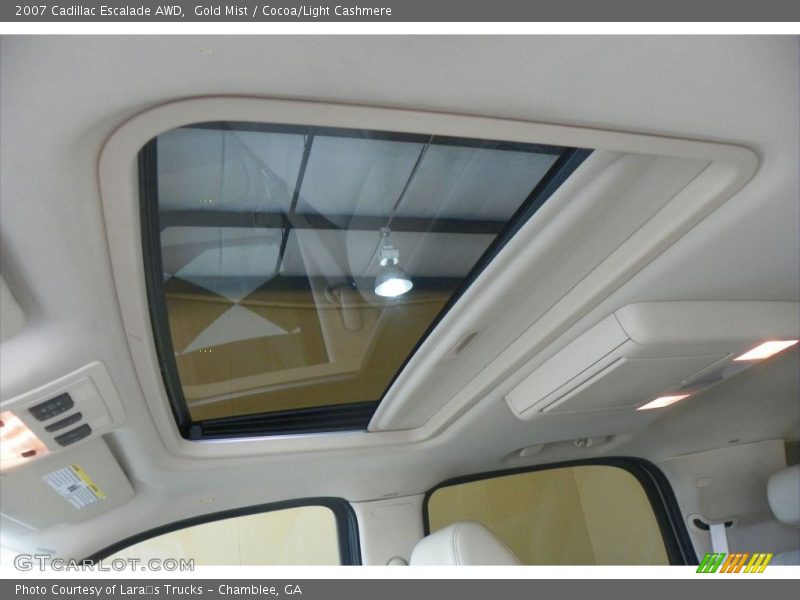 Gold Mist / Cocoa/Light Cashmere 2007 Cadillac Escalade AWD