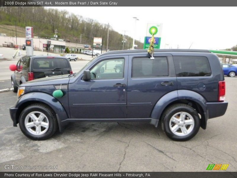 Modern Blue Pearl / Dark Slate Gray 2008 Dodge Nitro SXT 4x4