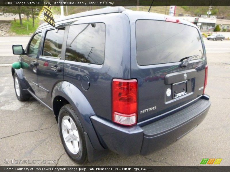 Modern Blue Pearl / Dark Slate Gray 2008 Dodge Nitro SXT 4x4