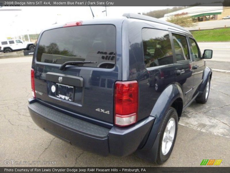 Modern Blue Pearl / Dark Slate Gray 2008 Dodge Nitro SXT 4x4