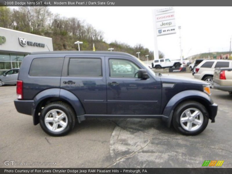Modern Blue Pearl / Dark Slate Gray 2008 Dodge Nitro SXT 4x4