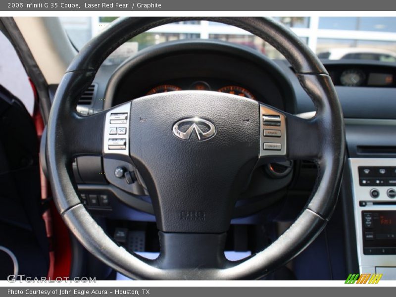 Laser Red Pearl / Graphite 2006 Infiniti G 35 Coupe