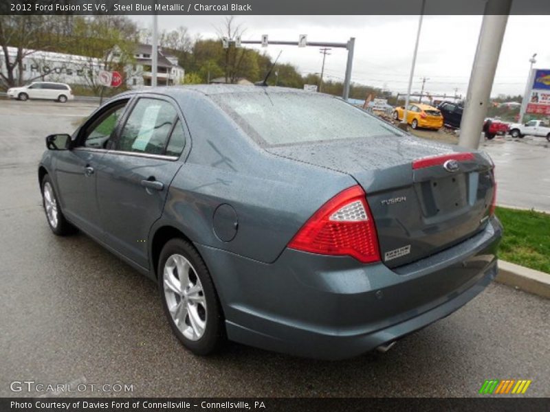 Steel Blue Metallic / Charcoal Black 2012 Ford Fusion SE V6