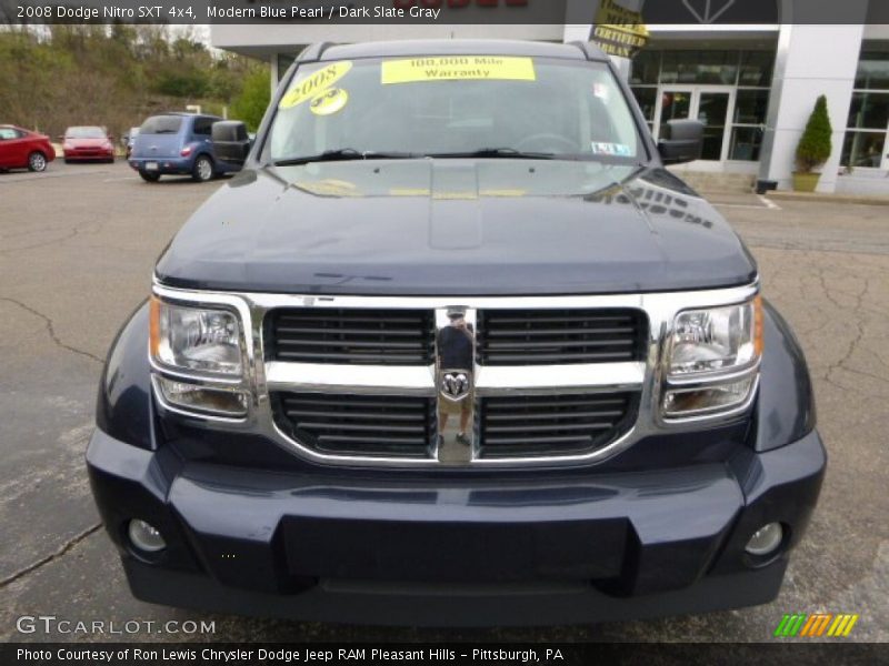 Modern Blue Pearl / Dark Slate Gray 2008 Dodge Nitro SXT 4x4