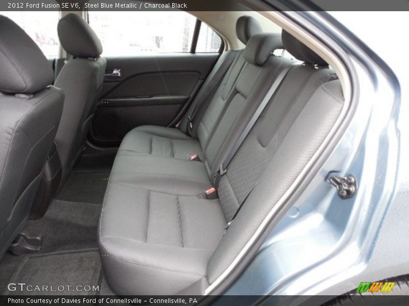 Steel Blue Metallic / Charcoal Black 2012 Ford Fusion SE V6