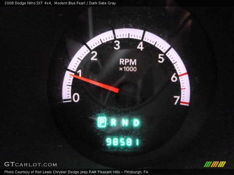 Modern Blue Pearl / Dark Slate Gray 2008 Dodge Nitro SXT 4x4