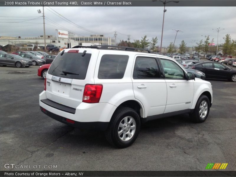 Classic White / Charcoal Black 2008 Mazda Tribute i Grand Touring 4WD