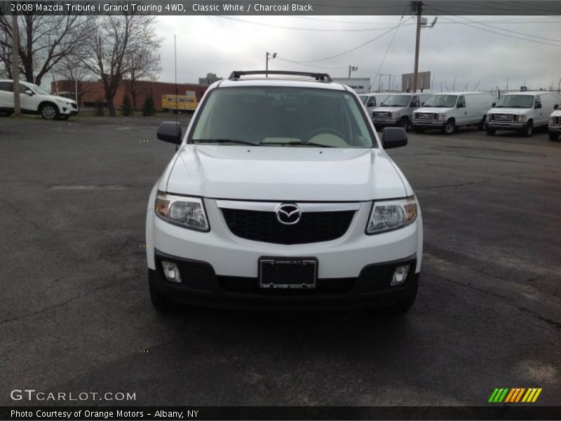 Classic White / Charcoal Black 2008 Mazda Tribute i Grand Touring 4WD