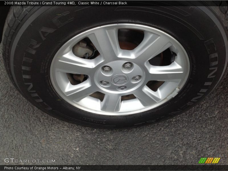 Classic White / Charcoal Black 2008 Mazda Tribute i Grand Touring 4WD