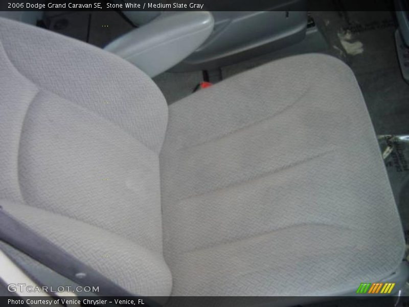 Stone White / Medium Slate Gray 2006 Dodge Grand Caravan SE