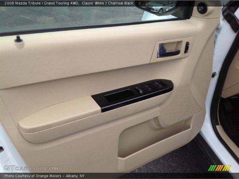 Classic White / Charcoal Black 2008 Mazda Tribute i Grand Touring 4WD