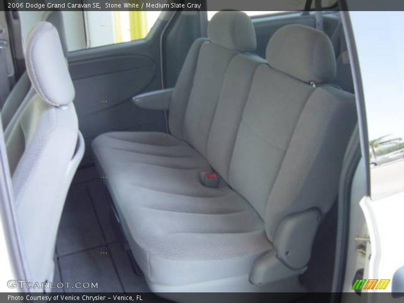 Stone White / Medium Slate Gray 2006 Dodge Grand Caravan SE