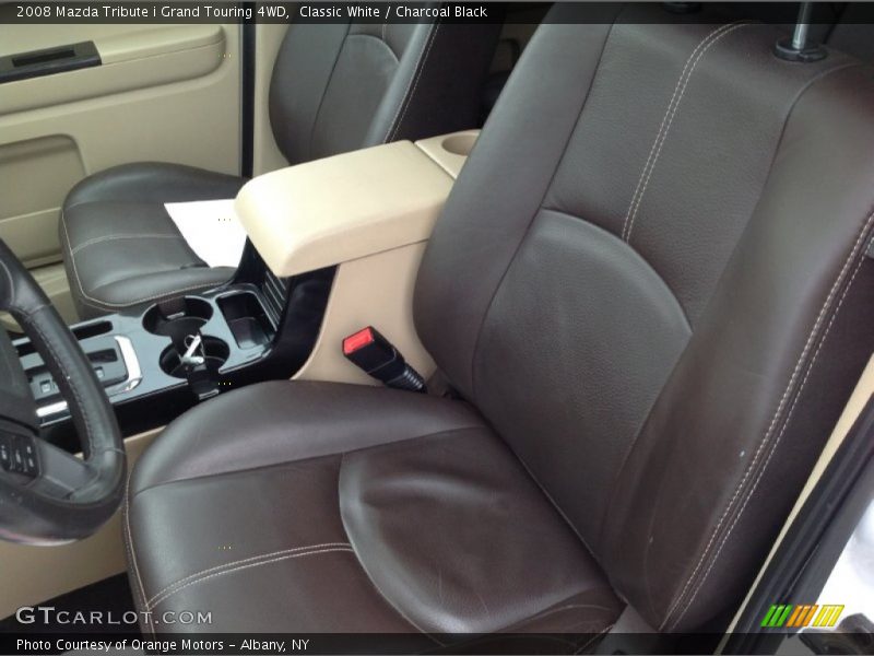 Classic White / Charcoal Black 2008 Mazda Tribute i Grand Touring 4WD