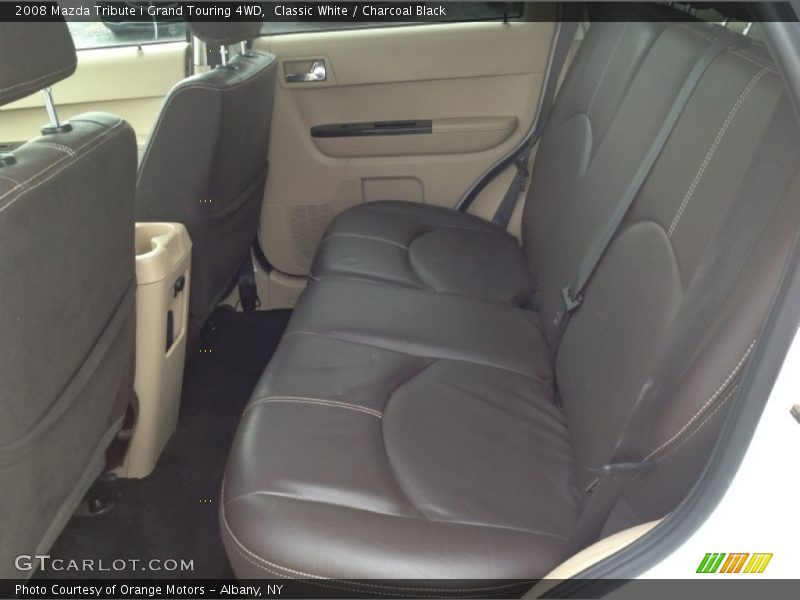 Classic White / Charcoal Black 2008 Mazda Tribute i Grand Touring 4WD