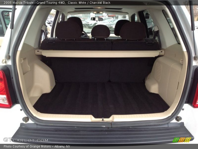 Classic White / Charcoal Black 2008 Mazda Tribute i Grand Touring 4WD