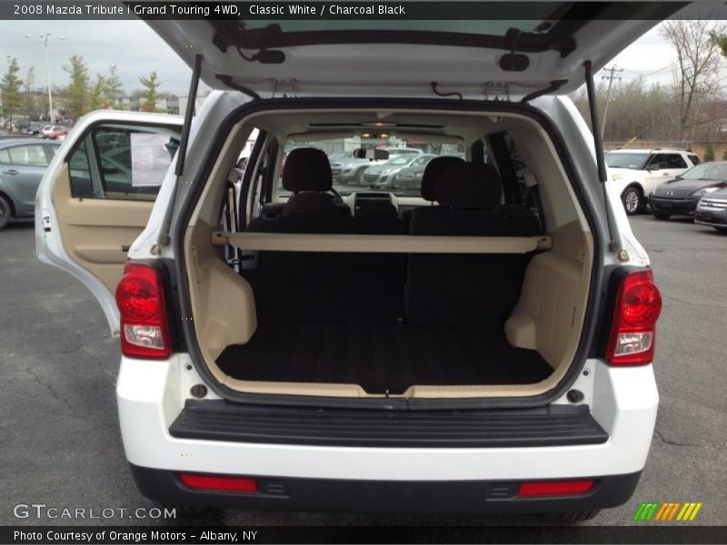 Classic White / Charcoal Black 2008 Mazda Tribute i Grand Touring 4WD