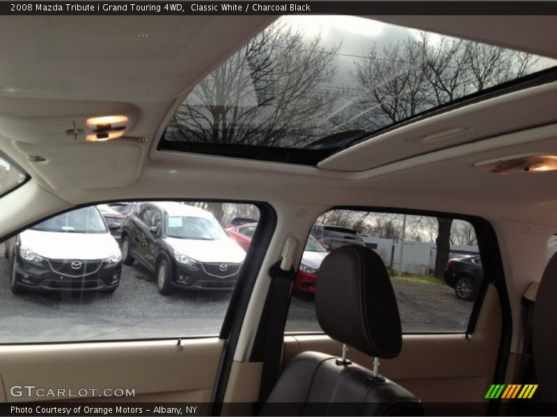 Classic White / Charcoal Black 2008 Mazda Tribute i Grand Touring 4WD