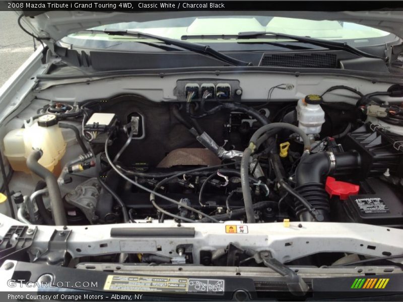 Classic White / Charcoal Black 2008 Mazda Tribute i Grand Touring 4WD