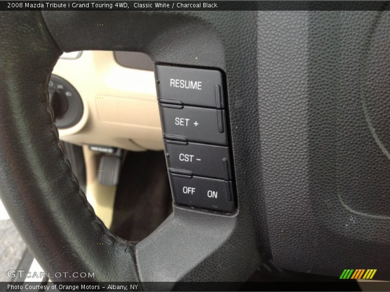 Classic White / Charcoal Black 2008 Mazda Tribute i Grand Touring 4WD