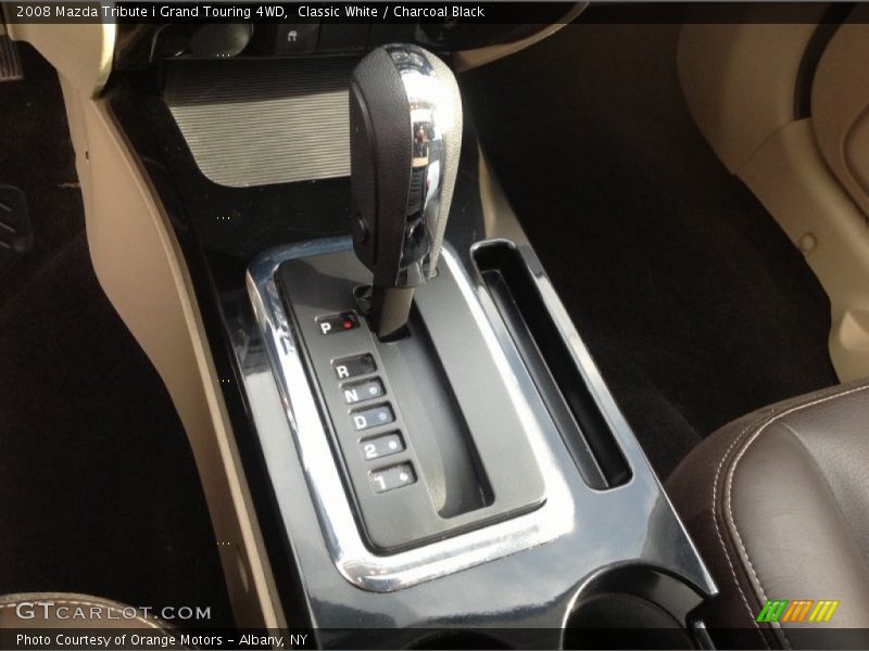 Classic White / Charcoal Black 2008 Mazda Tribute i Grand Touring 4WD