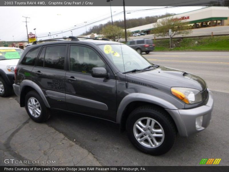 Graphite Gray Pearl / Gray 2003 Toyota RAV4 4WD
