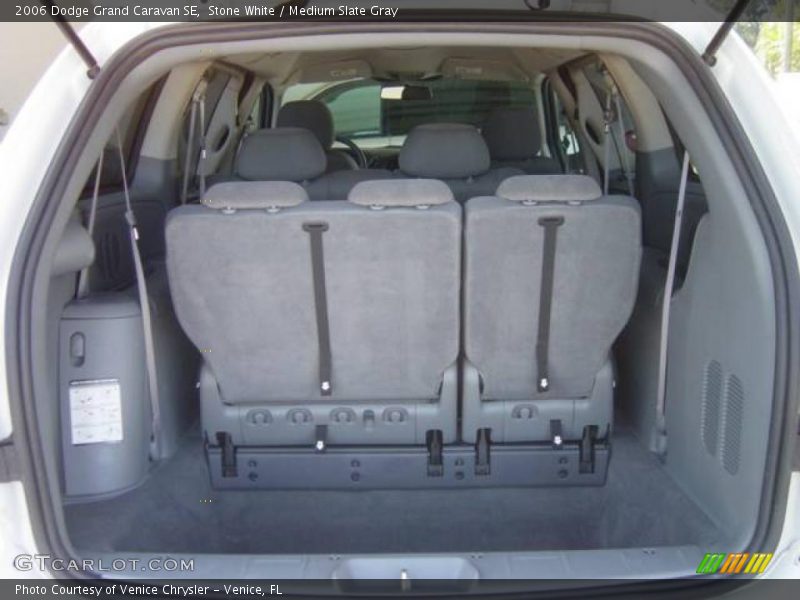 Stone White / Medium Slate Gray 2006 Dodge Grand Caravan SE