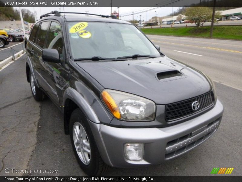 Graphite Gray Pearl / Gray 2003 Toyota RAV4 4WD