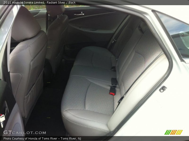 Radiant Silver / Black 2011 Hyundai Sonata Limited